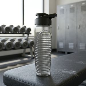 Botella de Agua Moderna de Plástico con Tapa Antiderrames, Reutilizable, de 1 Pieza, para Viaje, 700 ml, M/S LIMITLESS HUNCH LH-02 - Product Image 3