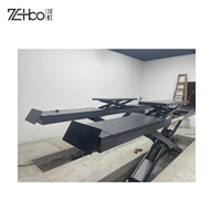 Plateforme de levage hydraulique à ciseaux pour alignement de roues, équipement de levage de véhicules pour atelier de réparation automobile professionnel
