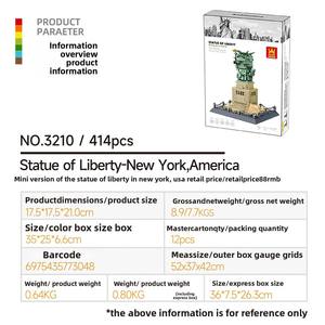 Bloques de Construcción Compatibles con la Estatua de la Libertad, Piezas Pequeñas, Juguetes Educativos de Plástico para Niños, Venta al Por Mayor - Product Image 2