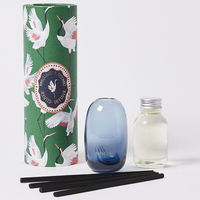 Mescente Luxe 100ml 200ml 500ml Diamant Bouteilles Rondes Loris Sola Fleurs Ambre Cristal Eyfel Parfum Reed Diffuseur Huile