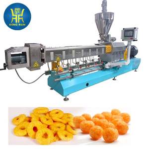 Machine à croustiller le riz extrudeuse <span class=keywords><strong>de</strong></span> casse-croûte <span class=keywords><strong>de</strong></span> maïs bouffée extrudeuse à double vis machine à fabriquer des collations soufflées millet riz maïs maïs <span class=keywords><strong>blé</strong></span> - Product Image 1