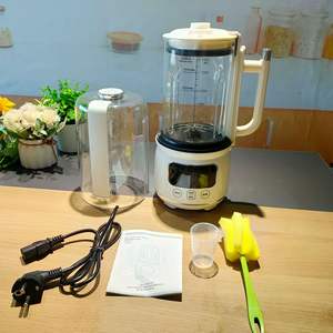 Nouveau Blender Silencieux 1.2L Multifonctionnel avec Fonction Chauffante, Machine à Lait de Soja Entièrement Automatique, Extracteur de Jus et Préparateur de Repas pour Bébé - Product Image 1