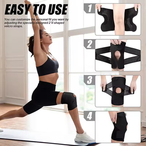 Rodillera profesional con estabilizadores laterales para menisco <span class=keywords><strong>desgarro</strong></span> dolor de <span class=keywords><strong>rodilla</strong></span> artritis recuperación de lesiones soporte de <span class=keywords><strong>rodilla</strong></span> ajustable - Product Image 6