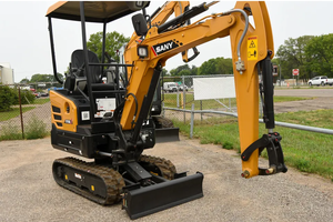 Mini-excavatrice compacte Sany SY16 d'occasion pour travaux en intérieur et en extérieur, modèle SY16C SY18C - Product Image 2