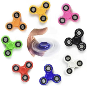 Fidget Spinner personnalisé de haute qualité en métal et plastique avec roulement métallique - Jouet anti-stress pour enfants unisexe de 2 à 14 ans - Product Image 1