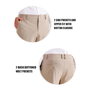 OEM Hochwertige Maßgefertigte Original Lange Hosen für Herren Bestseller Sommer Dünne Golfhosen Atmungsaktive Dehnbare <span class=keywords><strong>Slim</strong></span>-<span class=keywords><strong>Fit</strong></span>-Hosen - Product Image 4