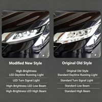 Lampu Depan yang Dimodifikasi, Sumber Cahaya LED Super Terang, Paket Logo Kustom Tersedia UNTUK Honda Odyssey 2015-2021
