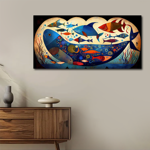 Gros Mer Nature Fond Poissons Conception Sous-Marine Créatures Abstraites Pour La Décoration De La Maison - Product Image 5