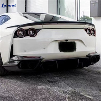 Kit de carrosserie N Style en fibre de carbone pour les coins du pare-chocs arrière, pour la modification de la Ferrari 812 GTS, kit de turbulences léger