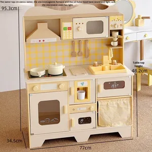 Children's <strong>Kitchen</strong> <strong>Toy</strong> Sound Light Water Play Wooden Cooking Tools Simulation <strong>Small</strong> Kitchenware 3-6 Years Old Kindergarten China - Product Image 2