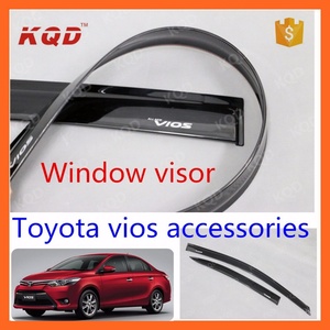 KQD Nouveau produit, déflecteur de fenêtre de voiture sans perçage, sans vis, design aérodynamique, compatible avec Suzuki Ertiga - Product Image 3