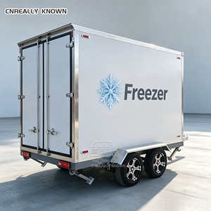 Remorque mobile frigorifique commerciale en acier inoxydable pour la restauration et le stockage à froid des boissons - Product Image 6