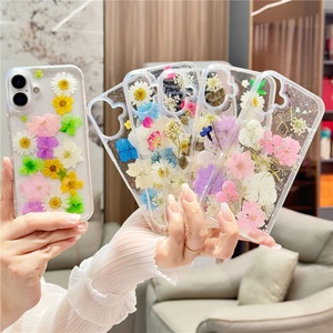 เคสโทรศัพท์กันกระแทกแบบใสลายดอกไม้ผีเสื้อวิบวับ TPU สำหรับ iPhone 17 Pro Max  ขายส่งเคสโทรศัพท์สำหรับ 16 Plus 15 14 - Product Image 2