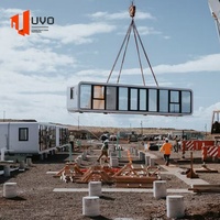Maison modulaire portable pour centre de villégiature ou camping Maison moderne en conteneur préfabriqué Apple Capsule