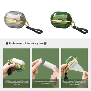 <span class=keywords><strong>Mini</strong></span> spazzola per rimozione pelucchi per animali domestici manuale in rotolo di carta appiccicosa a sfera a rullo per la rimozione della pelucchi - Product Image 6