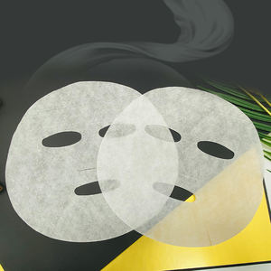 Vliesstoff-Rohmaterial Trockene Gesichtsmaskenfolie 100% Importiertes Tencel 50Gsm Gesichtsmaskenpapier - Product Image 4