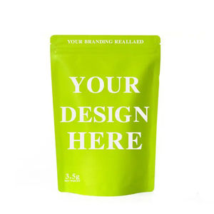 Bolsa de comida de Mylar de polipropileno Ziplock Chips de plátano de Nicotin gomoso de <span class=keywords><strong>galletas</strong></span> de paquete de marca personalizada de los fabricantes - Product Image 2