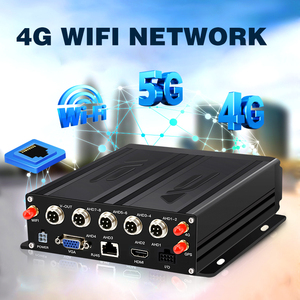 4채널 SD 트럭 버스 MDVR 시스템 4G GPS WIFI 로컬 스토리지 옵션 1080p 듀얼 SD 카드 주행 기록기 비디오 레코더 차량 블랙박스 - Product Image 3