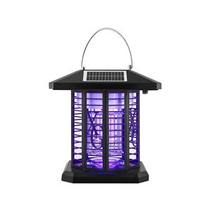 Lámpara Solar Antimosquitos, Batería de 2400 mAh, Carga USB, Control de Plagas para Jardín Exterior, Luz Ultravioleta, Tipo Descarga Eléctrica - Product Image 2