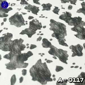 A-0117 Eco-Friendly PU Synthetic Faux Leather Fabric Furry <strong>Cow</strong> <strong>Print</strong> Upholstery Sofa <strong>Car</strong> <strong>Seats</strong> Decorative Crafts Furniture Bags - Product Image 4