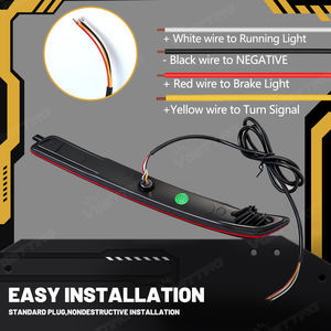 Luce Riflettente per Paraurti Posteriore Accessorio Auto Direttamente dalla Fabbrica per <span class=keywords><strong>Kia</strong></span> <span class=keywords><strong>Rio</strong></span> 2012 2013 2014 <span class=keywords><strong>2015</strong></span> Indicatore di Direzione Luce di Marcia Freno Stop - Product Image 5