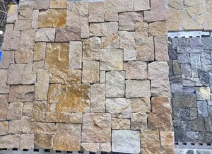 Yushi tự nhiên màu vàng trắng văn hóa đá tường Ốp bên ngoài trang trí <span class=keywords><strong>Slate</strong></span> đá veneers - Product Image 3