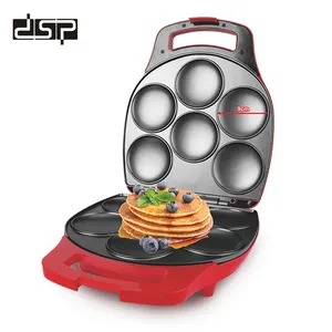 Máy Làm Arepa Chạy Điện DSP Bán Chạy Máy Làm Arepa 2 Lát 6 Khe Bề Mặt Không Dính 1200W Sử Dụng Tại Nhà