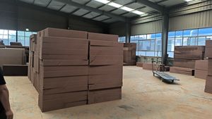 2025 Evaporative Cooling Pad Cellulose Corrugated <b>Paper</b> Farm Honey Comb <b>Filter</b> Air Cooling System - Product Image 4