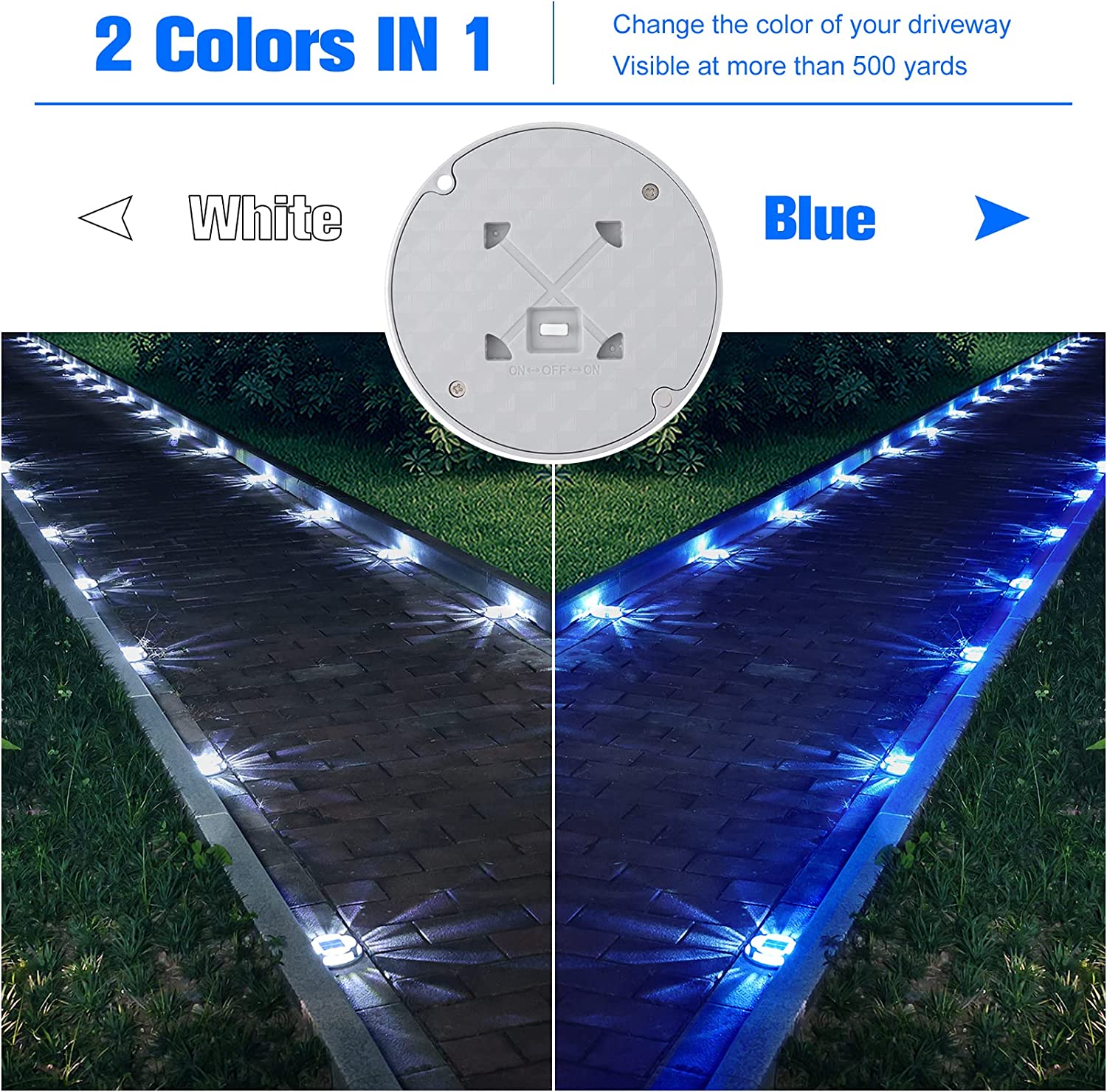 IP67 Waterproof Solar Dock Light Powered LED 110*23mm