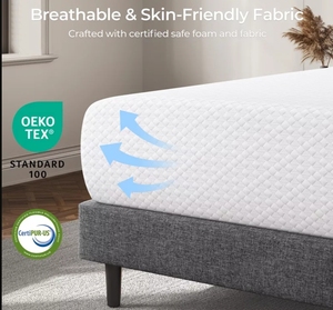 Quality Sleep Well Single Double Full King Mattress <strong>Royal</strong> Luxury High Density Swirl <strong>Gel</strong> Memory Rebonded Foam Mattress - Product Image 4