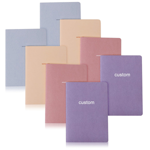 A5 Custom Sewn Binding Matte PU Leather Printed Organizer/<b>Planner</b> <b>Journal</b> Simple Cover Notebook for Students - Product Image 1