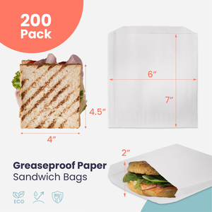 Bolsa de Papel Kraft Personalizada, Resistente al Aceite y a la Grasa, para Pan, Waffles, Hamburguesas, Sándwiches, Donuts y Bocadillos - Product Image 2