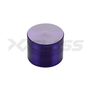 Broyeur à herbes rond portable à 4 couches en zinc inoxydable avec logo personnalisé, broyeurs à herbes pour accessoires de fumage - Product Image 5