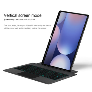 Kinh Doanh Siêu Mỏng Từ Có Thể Tháo Rời Backlit Bàn Phím Không Dây Trường Hợp Đối Với Samsung Galaxy Tab S10 FE Cộng Với 13.1 Inch <span class=keywords><strong>2025</strong></span> - Product Image 5