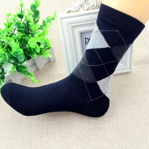 Men's Autumn Winter Tube <b>Socks</b> Casual Business Style Warm Cotton Anti-Slip Breathable Contrast Color High Quality - Product Image 4
