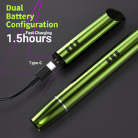 RHEIN Elektrische Draadloze PMU Pen 2.2mm Stroke Dubbele 600mAh Batterij RVS 4 Kleuren voor Wenkbrauw Lip Eyeliner Tattoo