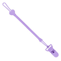 Clips de sucette en silicone souple coloré chaîne de sucette pour bébé pour dentition