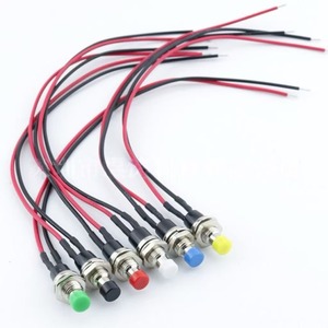 Wintai-Tech Drucktastenschalter PBS-110 7MM Kleiner Elektronischer Kabelverbundener Lötanschluss 250V 3A IP35 Selbstrückstellend Momentan - Product Image 5