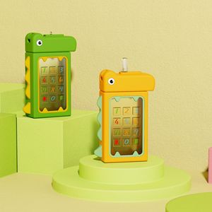 Cartoon Dinosaur Phone Toy With Numbers And Strap For Kids Playtime Fun - Product Image 4
