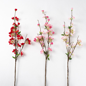 Fleurs artificielles en soie de pommier, de pêcher et de prunier ; Fleurs pour la décoration de cérémonies de mariage et la décoration florale de la maison - Product Image 4