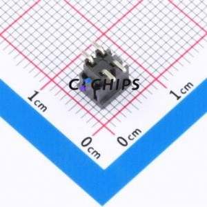 A200US-WS02P-PC075 Pin Header SMD,P=2mm Connector 2x2P Square Hole Double Row 4P - Product Image 2