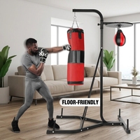 Support de sac de frappe autoportant stable, support de boxe en acier sans oscillation pour la maison et l'appartement
