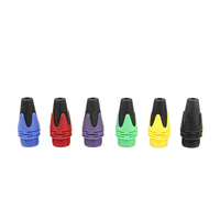 Connecteur de câble XLR mâle 5 broches en gros avec capuchon codé par couleur (6 couleurs) pour éclairage de scène DMX, projecteurs mobiles, éclairage LED Par et consoles