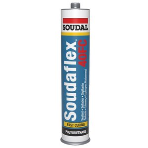 SOUDAL 'SOUDAFLEX 40FC' Adesivo Sigillante in Poliuretano 300 ml - Nero - Product Image 2