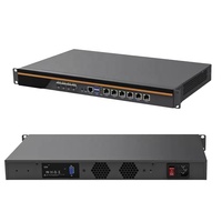 Appareil réseau industriel en rack 1U Intel I9 13900 I7 13700 Win11 Ikuai Linux 6 RJ45 LAN Pare-feu Pfsense PC 16 Go en stock