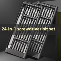 Tournevis magnétique de précision 24 en 1 Kit d'outils de réparation multi-usages de qualité industrielle pour le démontage et la réparation de téléphones portables