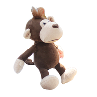 Personnage de dessin animé personnalisé en gros animaux de la forêt jouets en peluche girafe renard singe poupées pour enfants cadeau mignon doux apaisant poupée