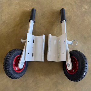 Ruedas de portátil con ruedas giratorias de fácil instalación, de 8 pulgadas de diámetro, para porterías de fútbol, campos de fútbol y columnas de portátiles. - Product Image 1