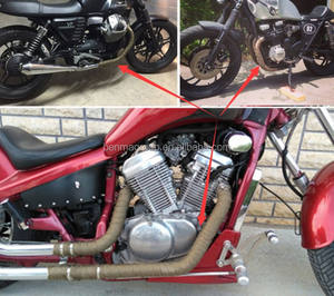 <span class=keywords><strong>Cinta</strong></span> de envoltura de tubo de escape para motocicleta, cabezal térmico de fibra de vidrio resistente al calor, Universal, 5m, 10m, 15m - Product Image 6