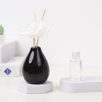 Diffuseur à bâtonnets de luxe en céramique pour la maison, ensemble de diffuseurs à bâtonnets parfumés pour la maison
